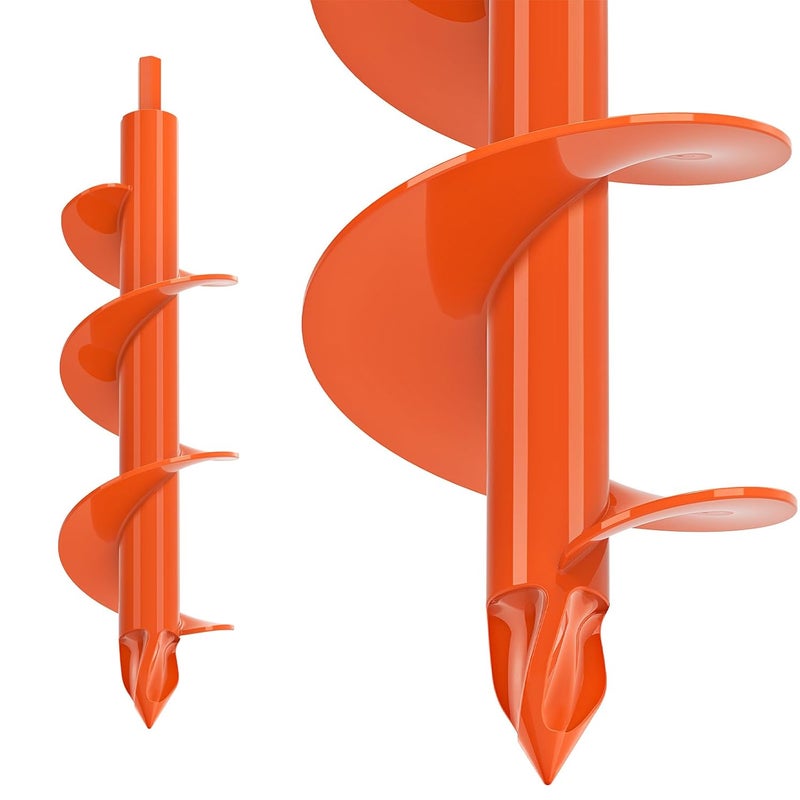 BeneLabel 3 X 12 Inch Auger Drill Bit for Planting Bulb Spiral Hole Drill Augers for Digging Holes Drills Post Holes Auger for Fence Post and Umbrella Holes - Fit 3/8" Hex Drills - Image 1